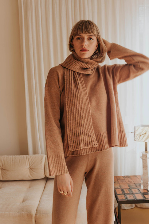 Pantalon Tiana camel