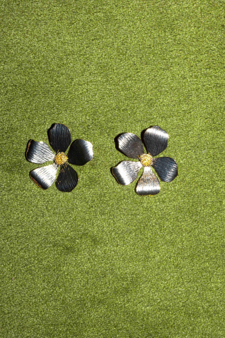 Boucles d'oreille Flore doré Orta Boucles d'oreille Flore doré Orta