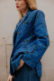 Blazer Phoebe Fleurs bleu Orta