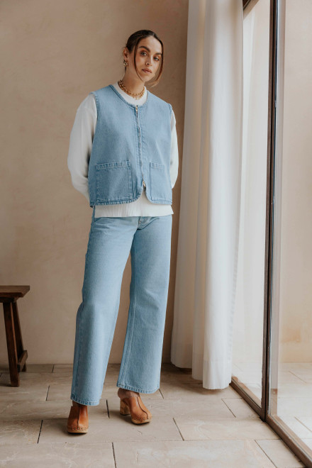 Veste Cara Bleu clair Orta