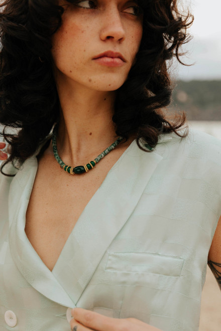 Collier Calliope vert orta Collier Calliope vert orta