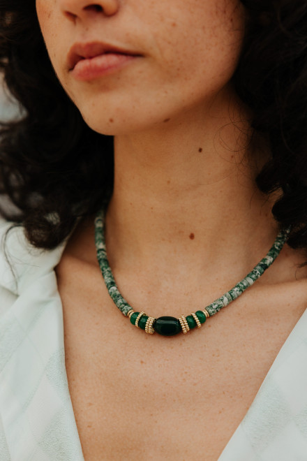 Collier Calliope vert orta Collier Calliope vert orta