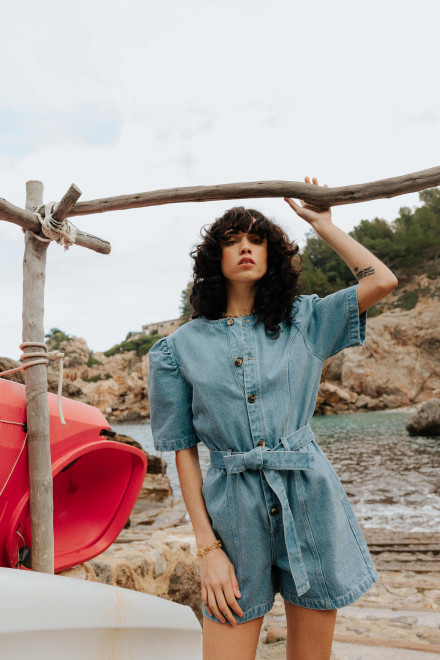 Combishort Donatienne Bleu clair Orta