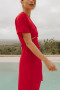 Robe Fantine Rouge Orta