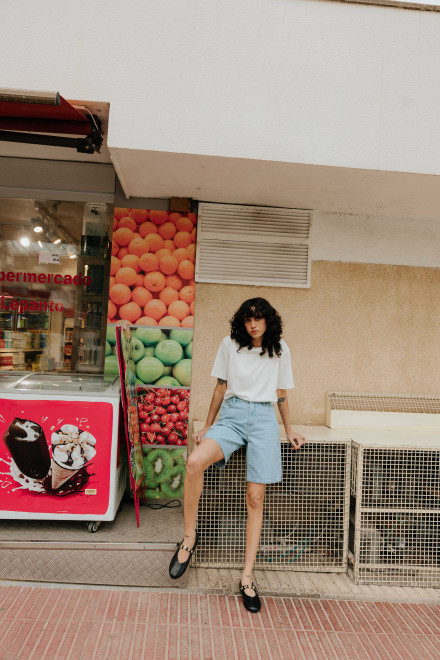 Short Esteban Bleu clair orta