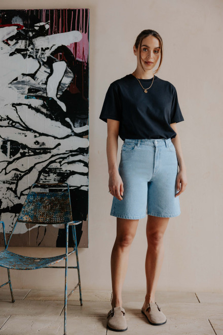Short Esteban Bleu clair orta