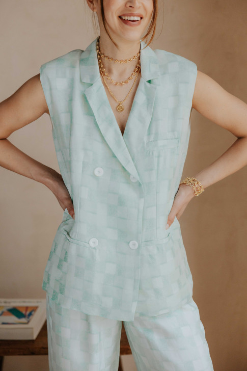 Blazer Josépha Vert d'eau