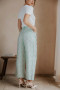 Pantalon Baudoin Vert d'eau