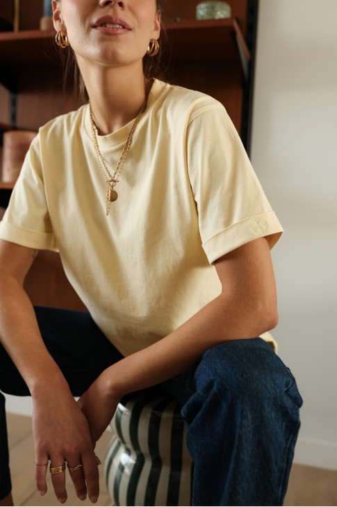 T-shirt Coco jaune beurre