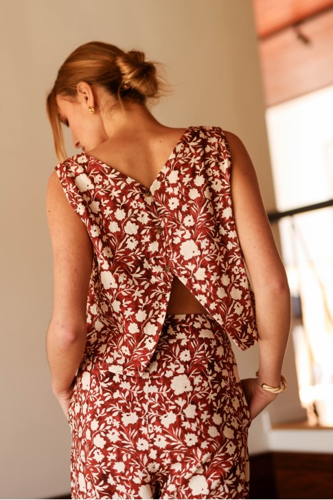Top Harriet roussillon brique